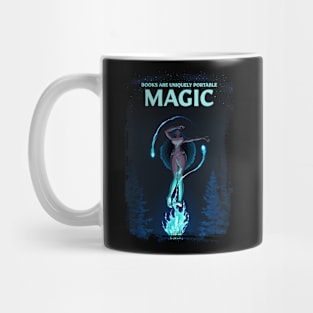 Books are uniquely portable magic Mug